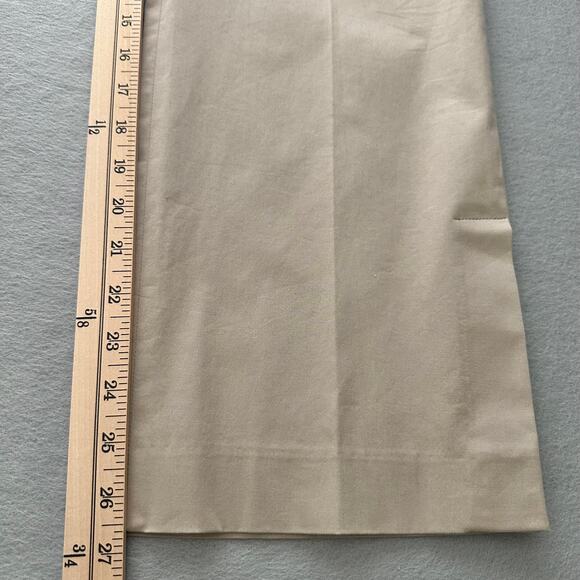 Gerard Darel Khaki Cropped Sailor Pants Size 12 US / 44 FR Stretch - Picture 13 of 14